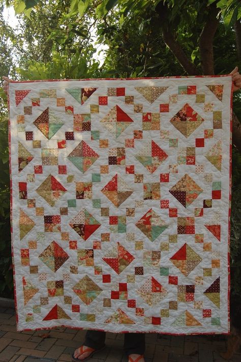 Jewel Box Quilt in Tapestry Fabrics – from 2 charm packs | cuckooblue Scrap Blocks, Charm Pack Quilt Patterns, Jacobs Ladder, Charm Square Quilt, Charity Quilts, Charm Pack Quilt, Button Tree, Charm Pack Quilts, Charm Packs