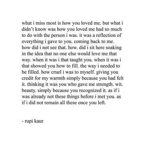 61.1k Likes, 1,177 Comments - rupi kaur (@rupikaur_) on Instagram: “page 138 milk and honey” Milk And Honey Quotes, Rupi Kaur Quotes, Honey Quotes, Cheesy Quotes, Rupi Kaur, Words Of Affirmation, Breakup Quotes, Poem Quotes, Milk And Honey