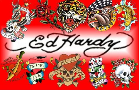 Ed Hardy Aesthetic, Ed Hardy Designs, Ed Hardy Tattoos, Don Ed Hardy, Graffiti Alphabet, Y2k Wallpaper, Spiritual Artwork, Traditional Tattoo Flash, Batman Logo