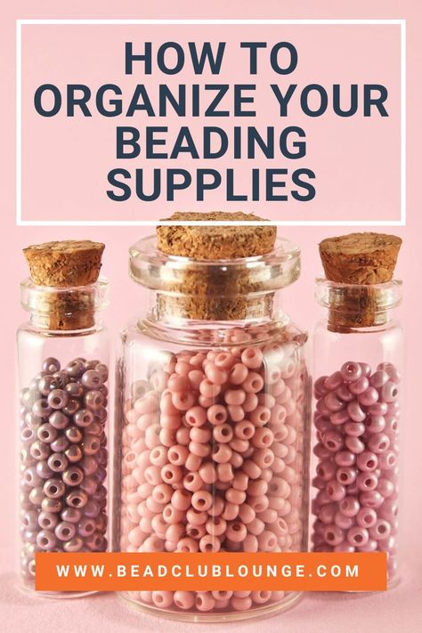 Clay Bead Storage, Beading Craft Room Ideas, Beading Storage Ideas, Large Bead Storage Ideas Organizations, How To Organize Beads For Jewelry Making, Bead Organizer Ideas Storage Solutions, Organizing Beads Storage, Diy Bead Storage Ideas Organizations, Jewelry Making Craft Room Ideas