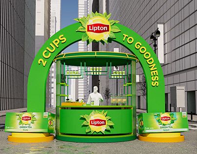 Lipton Green Tea, Creative Booths, Branding Graphic Design, Green Tea, Branding, Graphic Design, Tea, Green, Design