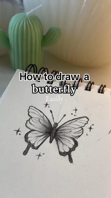 Discover amazing sketches. Click here! 😃😄🍓 Amazing Sketches, Draw A Butterfly, Journey Art, Butterfly Art Drawing, Butterfly Sketch, Cool Pencil Drawings, Creative Drawing Prompts, Art Tools Drawing, Sketches Tutorial