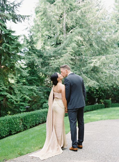 Thai American wedding couple | Photography: O'Malley Photographers Laos Wedding, Cambodian Wedding, Thai Wedding Dress, African American Weddings, Thai Wedding, Thai Traditional Dress, Wedding Couple Poses Photography, Washington Wedding, Khmer Wedding