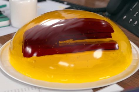 Stapler In Jello, Office Birthday Party, Gelatin Molds, Blue Bottle Coffee, Jim Halpert, Food Company, Office Birthday, Creative Desserts, Jell O