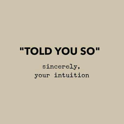 Intuition Quotes, Gut Feeling, A Quote, Good Advice, Daily Quotes, Great Quotes, Life Coach, Favorite Quotes, Wise Words