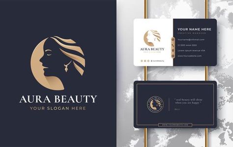 Beauty Visit Card, Beauty Salon Visiting Card Design, Cosmetics Business Card, Salon Visiting Card Design, Beauty Business Cards Salons, Lotus Flower Logo Design, Face Logo Design, Cosmetic Business Cards, Logo Design Inspiration Graphics