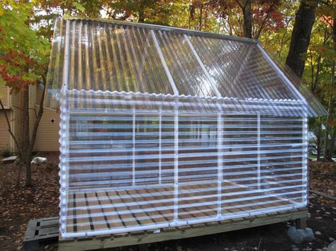 Diy Pvc Lean To Greenhouse, Pvc Greenhouse Diy, Pvc Greenhouse Plans, Homemade Greenhouse, Pvc Greenhouse, Diy Greenhouse Plans, Greenhouse Shed, Polycarbonate Greenhouse, Build A Greenhouse