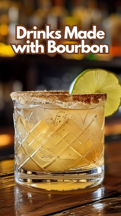 Drinks Made with Bourbon Bourbon And Coke, Burbon Drinks, Peach Bourbon Cocktail, Bourbon Mixed Drinks, Bourbon Eggnog, Bourbon Punch, Bourbon Drinks Recipes, Bourbon Cocktail Recipe, Bourbon Smash