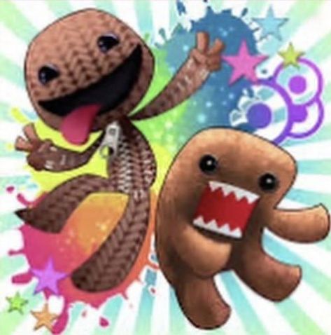 Domo Kun Poster, Domo Poster, Domo Aesthetic, Domo Kun Pfp, Domo Wallpaper, Domo Pfp, Domo Kun, Little Big Planet, 2010s Nostalgia