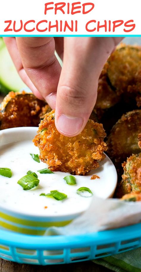 Fried Zucchini Chips- so crispy! Crispy Zucchini Chips, Crispy Zucchini, Confirmation Party, Fried Zucchini, Keto Appetizers, Summer Zucchini, Homestead Kitchen, Corner Cafe, Panko Crumbs