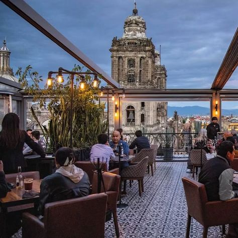 Zocalo Central Rooftop Hotel Mexico City. Historic elegance with rooftop dining views Overlooking the historic Metropolitan Cathedral, this elegant property offers spacious rooms and a rooftop restaurant with breathtaking views of the Plaza. Enjoy complimentary 24-hour snacks, free-flow bottled water, and a delightful breakfast with a view of the main square. https://expedia.com/affiliates/vacayexpert/mexicocity #mexico #mexciocity #travel #weekendgetaway #vacation #trip #trips Mexico City Restaurants, Breakfast With A View, Rooftop Dining, Mexico Trip, Rooftop Restaurant, Bottled Water, The Plaza, Mexico Travel, Mexico City