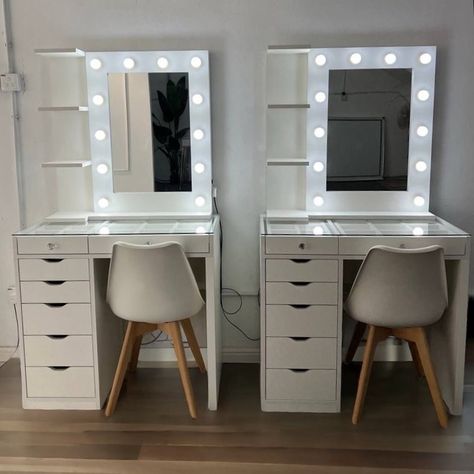 💄🪞Small space, BIG style! 🌟 #CompactVanity Create your ideal vanity with Vanitybeautysg today, tailored to your desired size, color, and design. Explore our online store via the link in our bio. Enjoy the convenience of BNPL Atome payments for up to 6 months, making your dream vanity affordable without strain on your budget. 🎀 . 🎀 . 🎀 . 🎀 #vanity #vanitymirror #vanitymakeup #vanitybeautysg Small Vanity Ideas Bedroom, Cuartos Aesthetic, Dream Vanity, Makeup Area, Room Theme, Small Vanity, Vanity Ideas, Bedroom Vanity, Dreamy Room