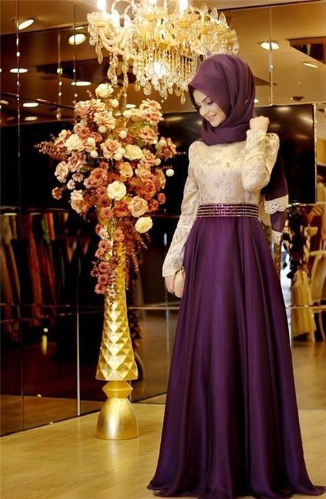 Renda Kebaya, Estilo Hijab, Muslim Evening Dresses, Muslim Dresses, Modest Evening Dress, Islamic Dress, Dress Muslim, Muslim Fashion Dress, Muslim Dress