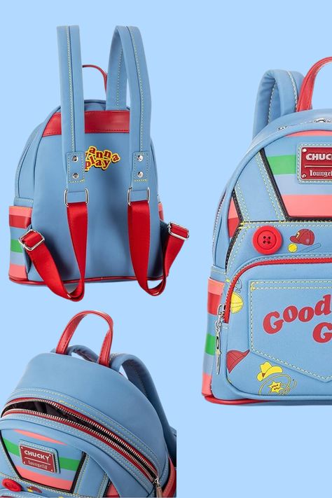 Chucky Backpack, Chucky Merch, Chucky Cosplay, Good Guy Doll, Childs Play Chucky, Childs Play, Loungefly Bag, Famous Movies, Trendy Accessories