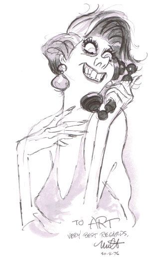 Image Concept Art Disney, Madame Medusa, Milt Kahl, Disney Artists, Animation Sketches, Disney Things, Disney Concept Art, Disney Sketches, Walt Disney Animation Studios