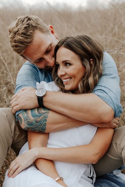 Pinterest September Engagement Pictures, Tyler Photoshoot, Couples Photoshoot With Dog, Engagement Shoot With Dog, Lupine Field, Fun Couples Photoshoot, Shooting Photo Couple, Photo Couples, Couples Beach Photography