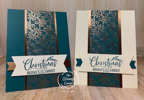 Su Brightly Gleaming Cards, Stampin Up Brightly Gleaming Cards, Brightly Gleaming Dsp Stampin Up Cards, Brightly Gleaming Dsp, Sample Christmas Cards, Christmas Cards 2017, Handmade Greeting Card Designs, Christmas Christ, Xmas Theme