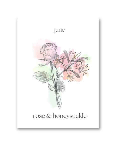 June Birth Flower Decoration Wall Art - ALL Prints are on my Account! - Account Linked in Bio https://www.etsy.com/listing/1746476298/june-birth-flower-decoration-wall-art?click_key=02e99ff6ac91a24a2bf6e651e10815536c7edfad%3A1746476298&click_sum=7eac937e&ref=shop_home_active_6 June Birth Flowers, June Birth Flower, Birth Flowers, All Print, Flower Decorations, Shop House, Wall Art, Flowers, Art