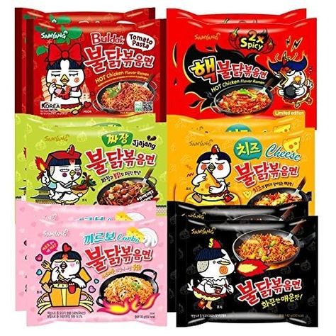 Samyang Buldak, Buldak Ramen, Yummy Noodles, Packaging Snack, Korean Noodles, Chicken Ramen, Spicy Ramen, River Float, Instant Ramen