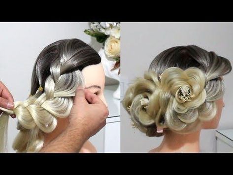 Hair Engagement, Engagement Hair, Hair Color Swatches, Glamorous Wedding Hair, Sanggul Modern, Long Hair Do, Ball Hair, High Fashion Hair, Hair Updos Tutorials