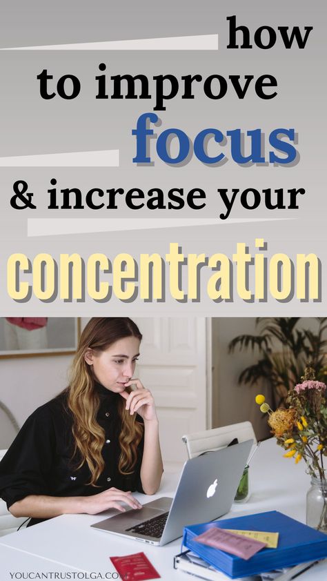 How You Can Concentrate on Studying - 9 Productivity and Motivation Tips - improve your study habits and increase your motivation. 9 effective study tips for effective and productive learning. study tips for college | study strategies | exam study tips | how to focus better on studying | how to improve focus and concentration How To Improve Focus And Concentration, Focus Tips Study, How To Concentrate On Studying, Study Tips For College, Study Strategies, Exam Study Tips, How To Focus, Focus And Concentration, Tips For College