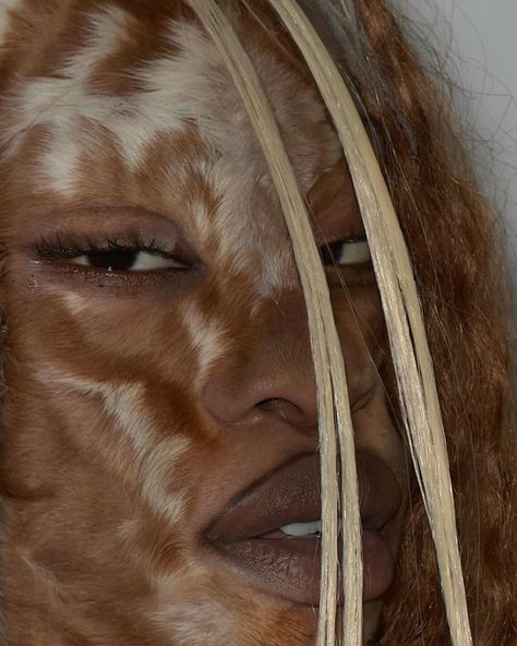 Appaloosa Pattern Experimentations Dark Skin Models, Clawdeen Wolf, Dream Pictures, Golden Hair, Black Femininity, Sfx Makeup, Aesthetic People, Sweetie Pie, Appaloosa