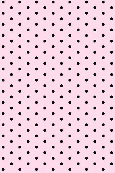 Wallpaper Pink And Black Polka Dot, Pink And Black Phone Wallpaper, Pink Polka Dot Wallpaper, Polkadot Pink, Polka Dot Wallpaper, Dot Wallpaper, Pink Polkadot, Cute Pink Background, Polka Dots Wallpaper