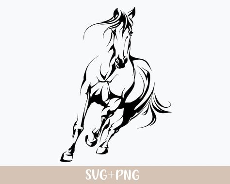 Silhouette Horse, Horse Printable, Horse Png, Horse Rearing, Horse Svg, Running Horse, Farmhouse Svg, Horse Silhouette, Silhouette Stencil