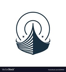 Boat logo design Royalty Free Vector Image - VectorStock Boat Logo Design Ideas, Boat Logo Design, Boat Logo, Football Logo Design, Boat Vector, Pin Logo, Football Logo, Graphic Design Tutorials, Design Vector