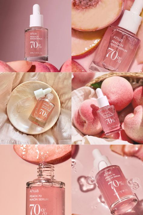 Korean Skincare Aesthetic, Aesthetic Packaging, Hydrating Face Serum, Natural Nails Manicure, Peony Colors, Niacinamide Serum, Skin Care Toner Products, Cosmetic Packaging Design, Beauty Serums