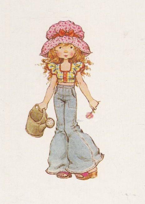 Sarah Kay Sara Key Imagenes, Sarah Key, Sara Kay, Postal Vintage, Sarah Kay, Sweet Pic, Holly Hobbie, 자수 디자인, Cartoon Kids