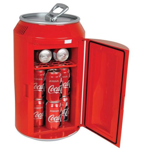 Coca Cola Mini, Coca Cola Store, Portable Mini Fridge, Camper Hacks, Coca Cola Can, Sliding Shelves, Coke Cola, Vintage Coca Cola, Cool Kitchen Gadgets