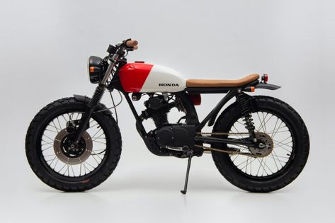 Cb Cafe Racer, Honda Cb125, Brat Motorcycle, Brat Bike, Cafe Racer Moto, Honda Scrambler, Honda Monkey, Cafe Racer Design, Biking Diy