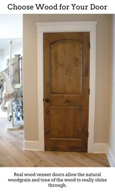 Wooden Doors. Solid Wood Stained Interior Doors With White Trim, Light Stained Doors, Dark Wood Doors With Light Wood Floors, Dark Trim With Light Wood Floors, Dark Stain Interior Doors, Wood Stain Doors Interior, Stained Doors Interior, White Trim Stained Doors, Dark Wood Interior Doors