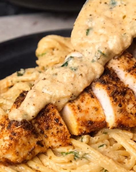 Baked Cajun Chicken, Allium Sativum, Easy High Protein Meals, 2024 Recipes, Chicken Crockpot, Food Wishes, Cajun Chicken Pasta, Alfredo Recipe, Delicious Snacks