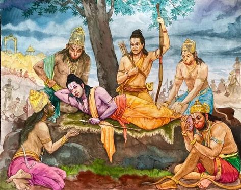 Rama Lakshmana, Anjaneya Swamy, Indian Comics, Krishna Avatar, Ram Ji, Lord Rama Images, Human Figure Sketches, Pictures Of Shiva, Happy Navratri Images