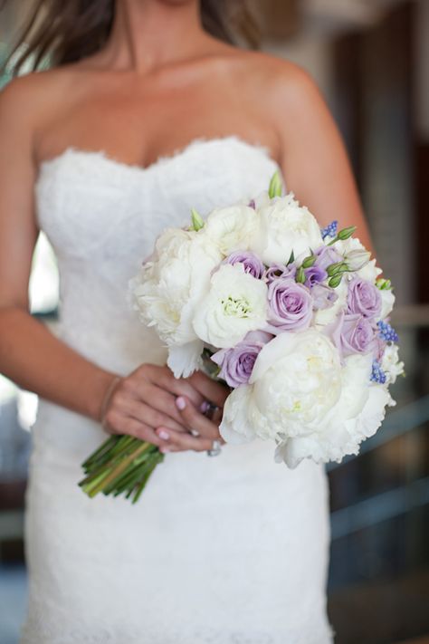 white and lavender bouquet, garden easter wedding from stephanie fay photography Peonies Yellow, White Wedding Flowers Bouquet, Purple White Wedding, Cotswold Wedding, Wedding Flowers Peonies, Spring Wedding Bouquets, Lavender Bouquet, Beautiful Wedding Flowers, Lilac Wedding