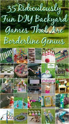 35 Ridiculously Fun DIY Backyard Games That Are Borderline Genius {With Pictures} Yard Game Tournament, Giant Backyard Games, Oversized Games Outdoor, Adult Backyard Games, Party Yard Games, Summer Yard Games, Yard Games For Adults, Backyard Water Games, Family Olympics