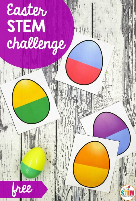 Whether you’re in need of fresh STEM centers, early finisher activities or math games, this Easter Egg STEM Challenge is a must-try! Just grab a bag of plastic Easter eggs and you’re ready to stretch students’ learning in a BIG way. Snag your set below and then hop over to grab our popular Easter STEM Pack too! Getting Ready To prep the activity, I simply Math Games Kindergarten, Easter Stem Challenge, Easter Stem Activities, Easter Stem, Easter Activities For Preschool, Early Finisher Activities, Stem Centers, Printable Math Games, Easter School