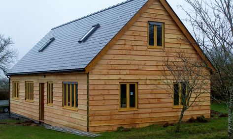 Wood Siding Cottage, Wood Siding House, Simple Cabin, Engineered Wood Siding, Shake Shingle, Sawn Timber, Wood Facade, Siding Options, Wooden Facade