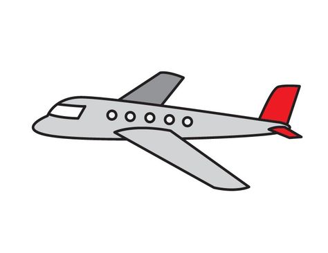 Animated Airplane, Simple Airplane Drawing, Cartoon Plane, Plane Drawing, Small Airplanes, Airplane Tattoos, Cartoon Airplane, Airplane Drawing, Creative Drawing Ideas