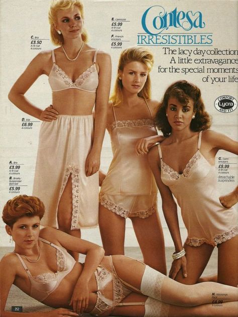 Lingerie Catalog, Classic Lingerie, Retro Lingerie, Vintage Slips, Lace Slip Dress, Jive, White Lingerie, Lace Slip, Vintage Vogue