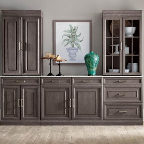 Hunter Modular Collection | Frontgate Dining Room Built Ins, Dining Room Built In, Built In Buffet, Casa Cook, Modular Cabinets, Built In Shelves Living Room, Dining Room Cabinet, Living Tv, Dining Room Remodel