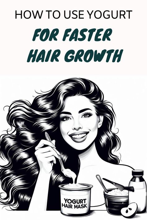 yogurt for hair Protein For Hair Growth, Yogurt Hair Mask For Hair Growth, Minerals For Hair Growth, Greek Yogurt Hair Mask, How To Grow Strong Healthy Hair, Best Hair Supplements For Hair Growth, Yogurt For Hair, Yogurt Hair Mask, Yogurt Benefits