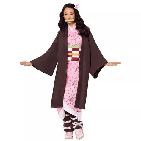 Adult Nezuko Costume - Demon Slayer - Spirithalloween.com Nezuko Costume, Halloween Spirit Store, Spirit Halloween Costumes, Cosplay Store, Party City Costumes, Holloween Costume, Hallowen Costume, Black Halloween Dress, Halloween Store