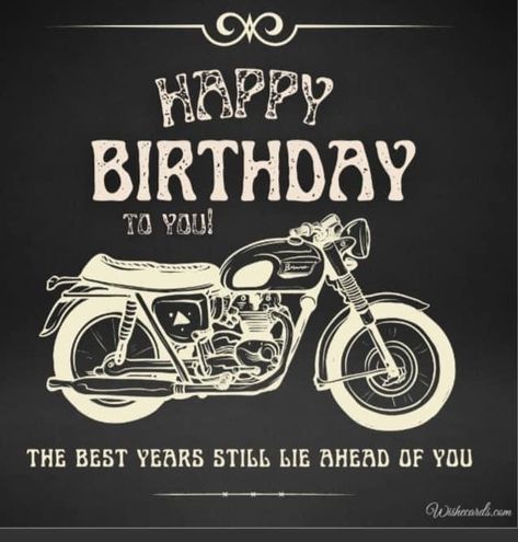 Happy Birthday Biker, Harley Davidson Birthday, 60th Birthday Card, 60th Birthday Cards, Happy Birthday Pictures, Birthday Captions, Happy Birthday Banner, Birthday Pictures, Happy Birthday Cakes