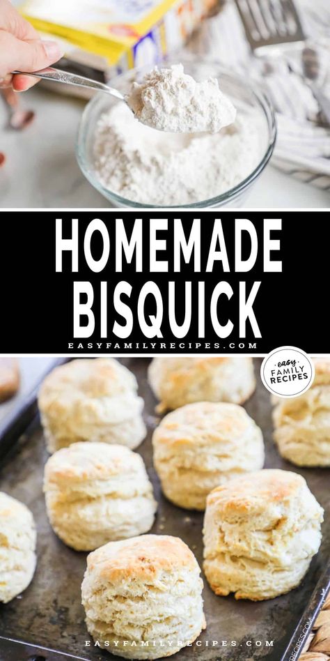 This Homemade Bisquick is so great to have in the pantry for whenever baking mix is needed! No mystery ingredients and no need to pay grocery store prices when you use just five simple pantry ingredients for homemade Bisquick mix. Use this homemade Bisquick mix recipe for everything from easy pancakes to buttery biscuits to dumplings and so much more! Dry Biscuit Mix Recipe, Bisquick Biscuits Easy, Keto Bisquick, Bisquick Biscuit Recipe, Homemade Bisquick Mix Recipe, Bisquick Mix Homemade, Homemade Bisquick Recipe, Homemade Baking Mixes, Diy Bisquick