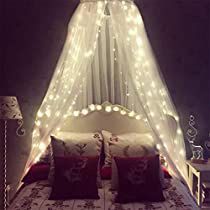 Mosquito Net For Bed, Net For Bed, Bed Canopy With Lights, Stairs Bedroom, Girls Canopy, Girls Bed Canopy, Princess Canopy Bed, Mosquito Net Bed, Queen Canopy Bed