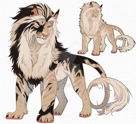 Mythical Creatures Drawings, Lion King Fan Art, Lion King Art, Big Cats Art, Warrior Cats Art, Mythical Animal, Cute Fantasy Creatures, Creature Drawings, 캐릭터 드로잉