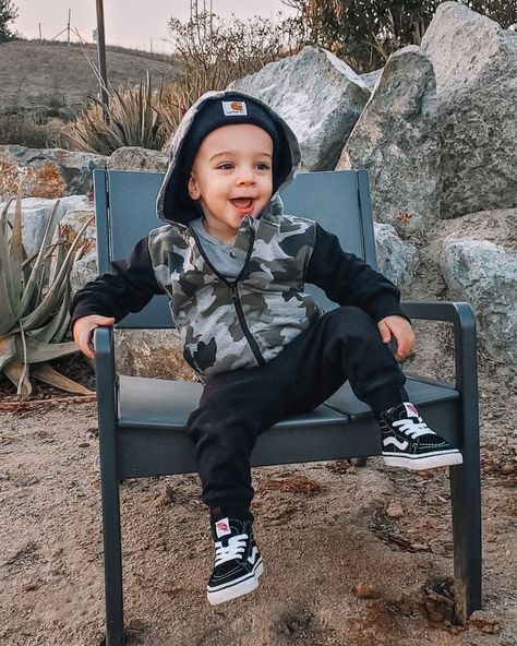 Boy Spring Outfits, Baby Boy Spring Outfits, Boy Fall Outfits, Black Denim Jacket Men, Baby Boy Fall Outfits, Baby Boy Camo, Boys Fall Outfits, Baby Boy Summer